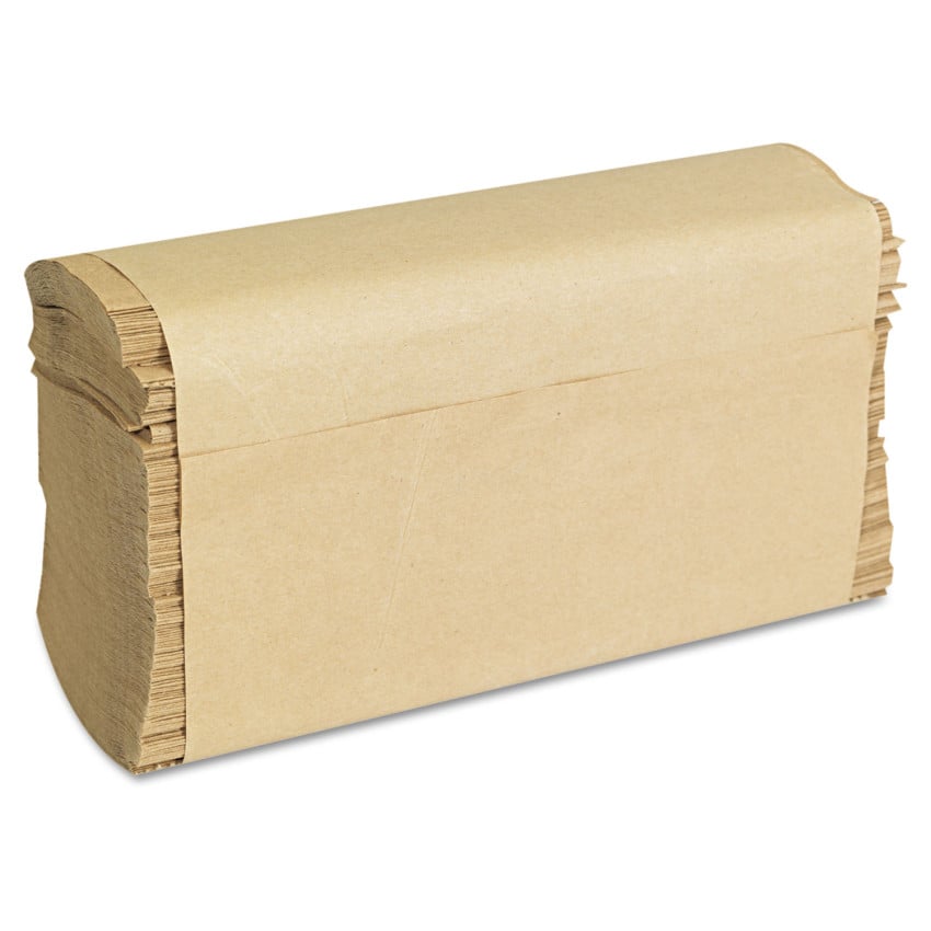 GEN® Multifold Paper Towels, 1-Ply, Brown, 4000 Towels (GEN1508)