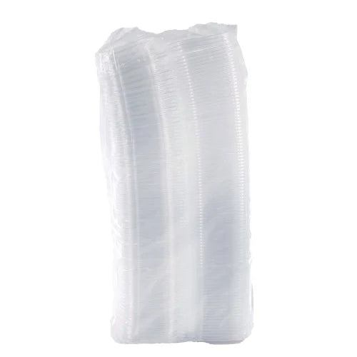 Dart ClearPac SafeSeal Tamper-Resistant/Evident Containers, Flat Lid, 8 oz, 4.9 x 1.4 x 5.5, Clear, Plastic, 100/Bag, 2 Bags/CT (CH8DEF)