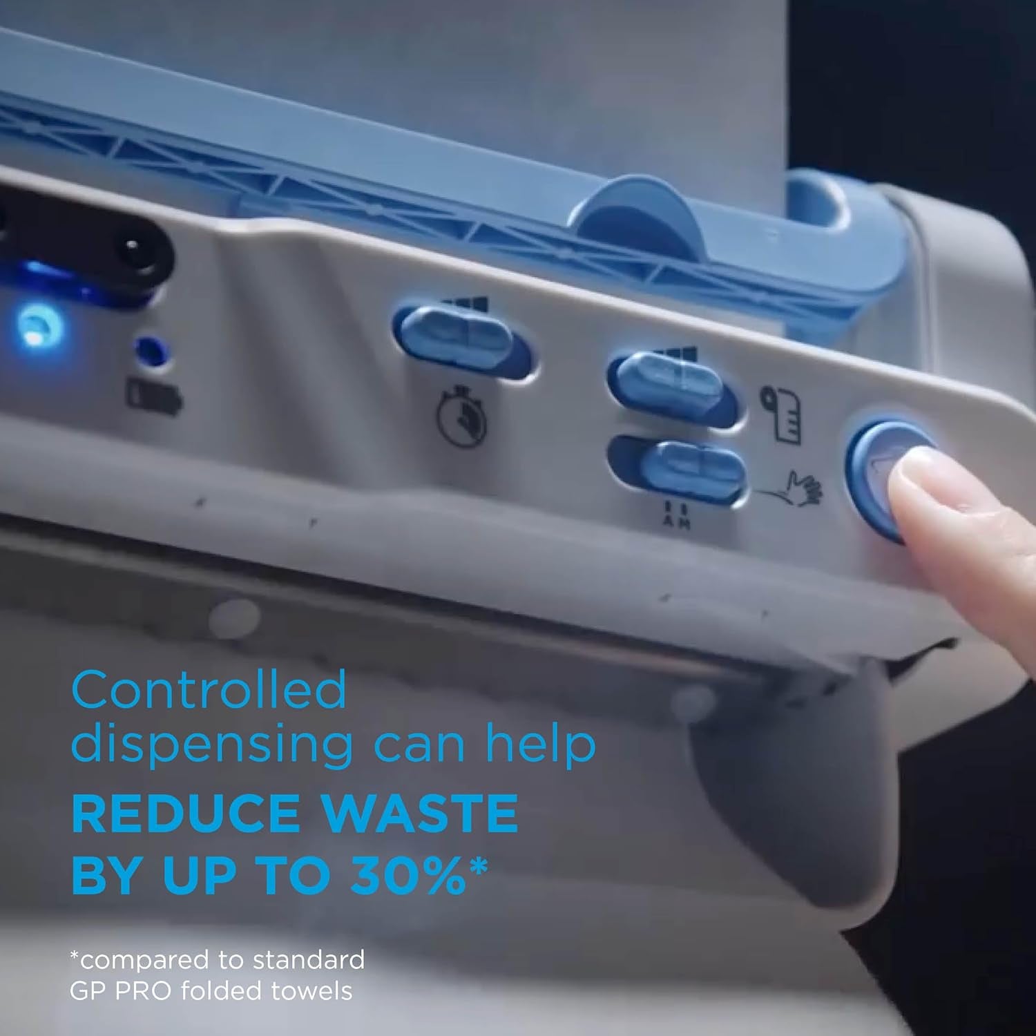 Enmotion 8" Recycled Paper Towel Rolls by GP PRO, White, 700 Feet per Roll, 6 Bulk Paper Towel Rolls per Case, 89430