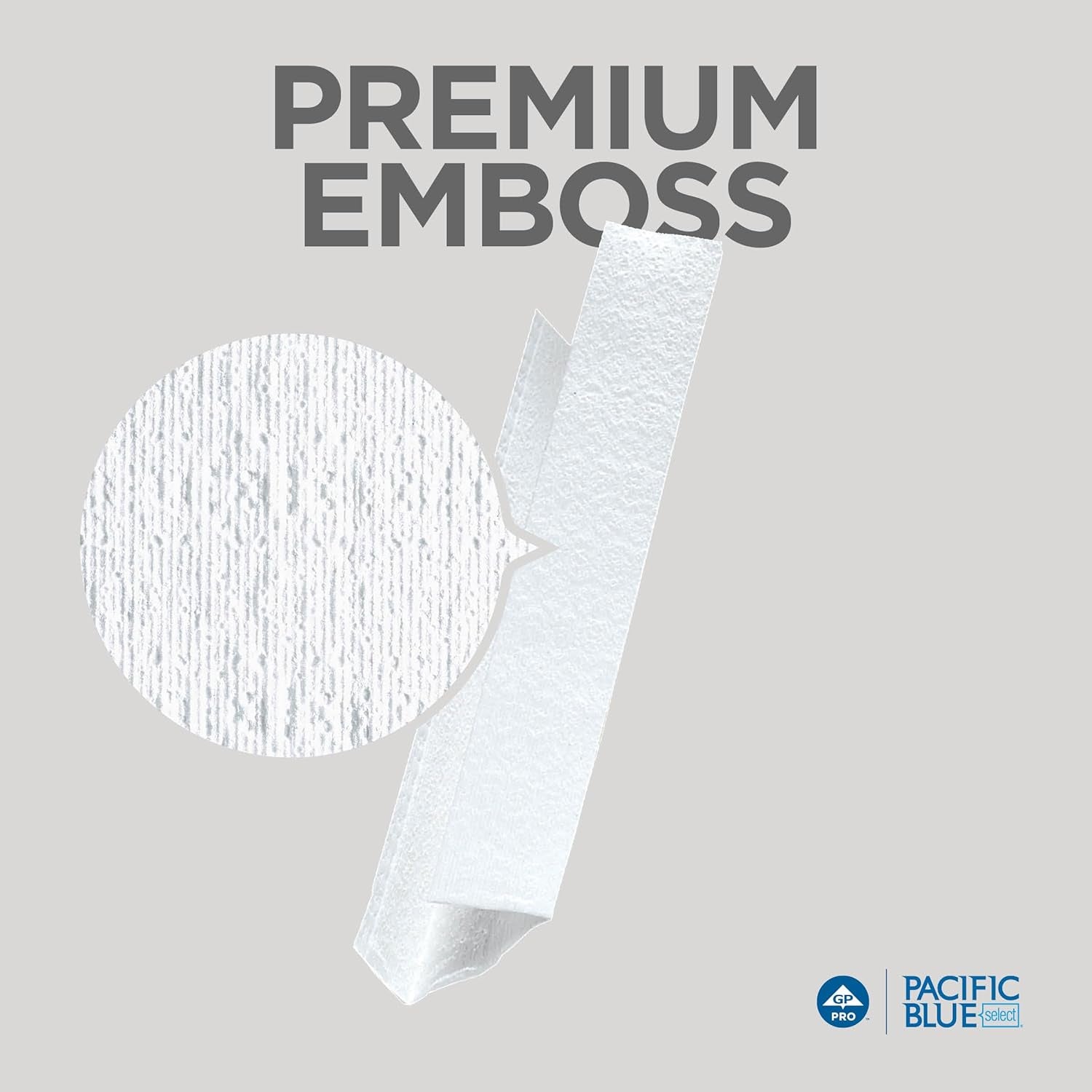 Blue Select Premium 2-Ply C-Fold Paper Towels by PRO , White, 23000, 120 Towels per Pack, 12 Packs per Case