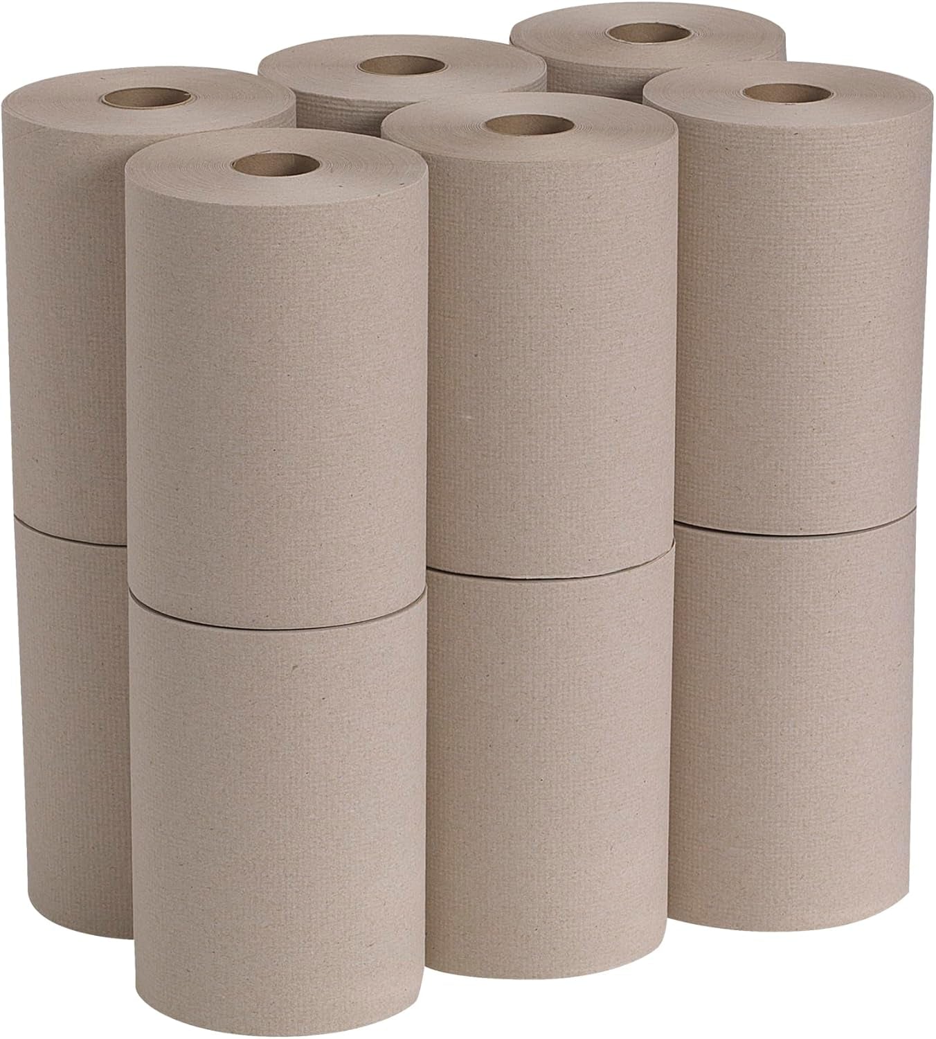 Pacific Blue Basic Recycled Paper Towel Roll by GP PRO (), Brown, 26401, 350 Feet per Roll, 12 Rolls per Case
