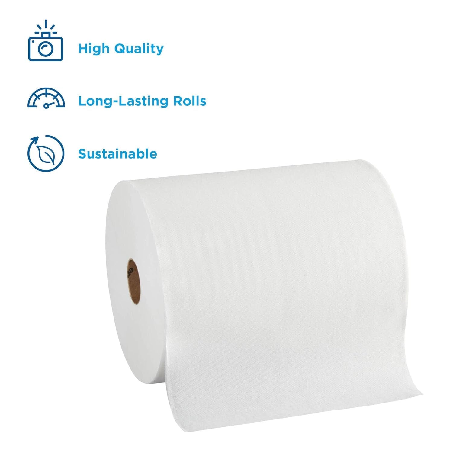 Enmotion 10" Recycled Paper Towel Rolls by GP PRO, White, 800 Feet per Roll, 6 Bulk Paper Towel Rolls per Case, 89490
