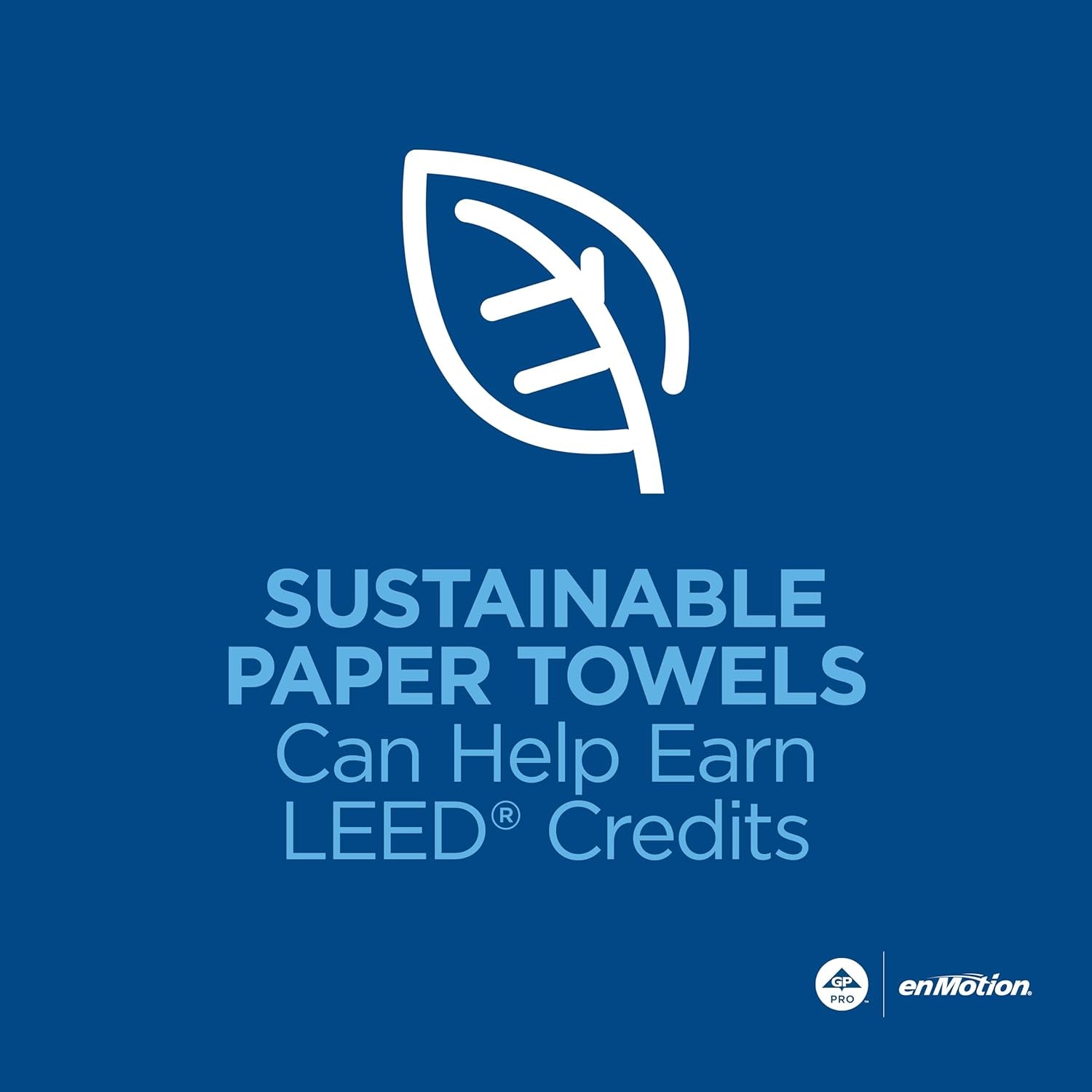 Enmotion Flex 8" Paper Towel Rolls by GP PRO, White, 550 Feet per Roll, 6 Bulk Paper Towel Rolls per Case, 89720