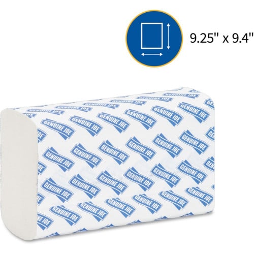 Genuine Joe® Multifold Paper Towels, 250 Towel Packs, 16 Packs (GJO21100)