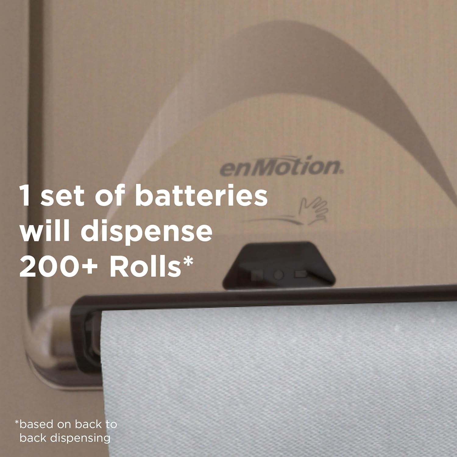 Enmotion 8" Recycled Paper Towel Rolls by GP PRO, White, 700 Feet per Roll, 6 Bulk Paper Towel Rolls per Case, 89430