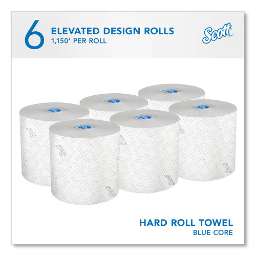 Scott® Pro Hardwound Paper Towels, White, 1,150-ft., 6 Rolls (25702)