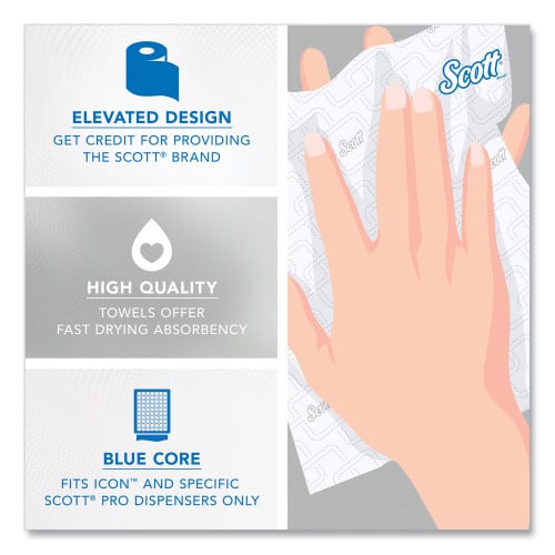 Scott® Pro Hardwound Paper Towels, White, 1,150-ft., 6 Rolls (25702)